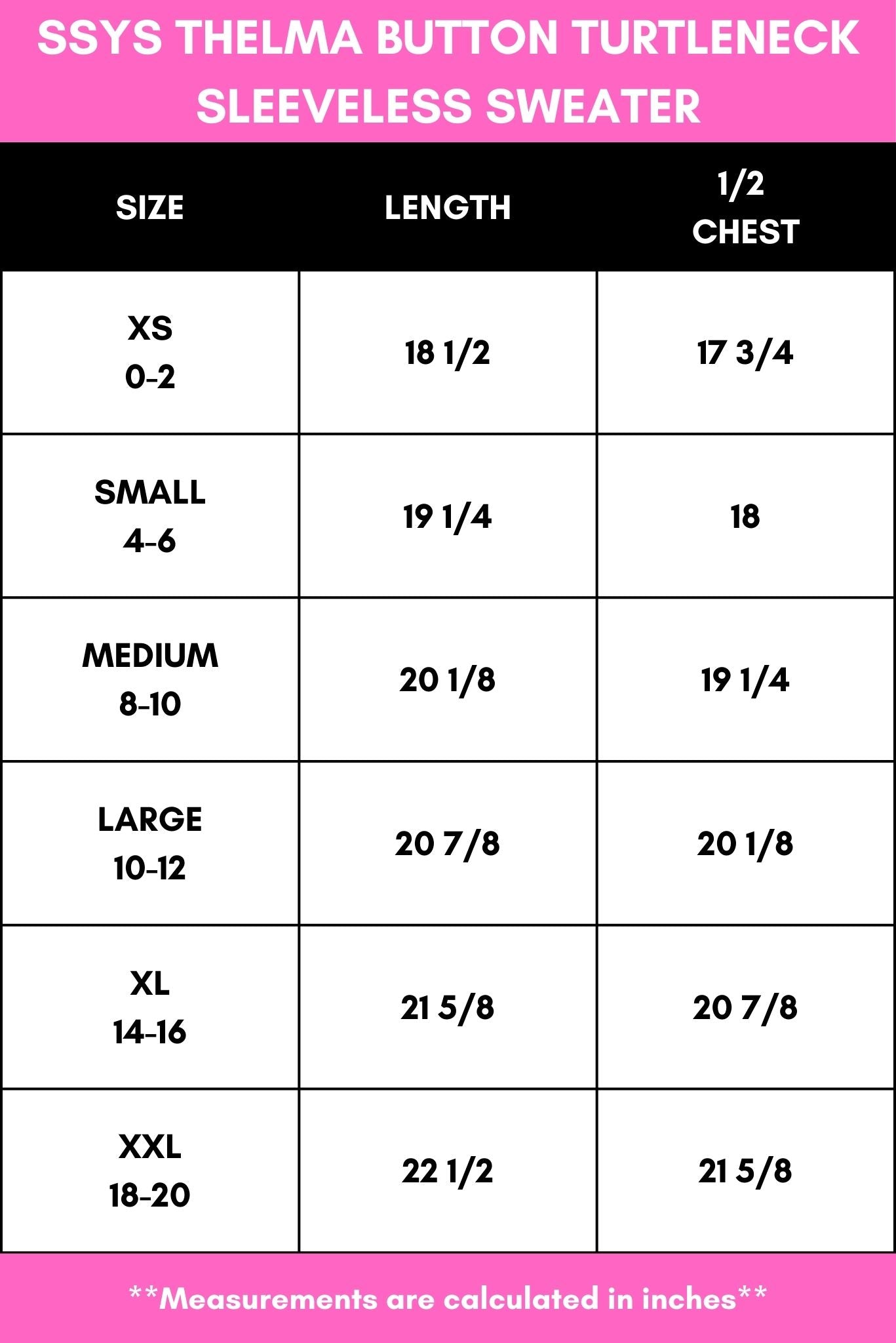 SSYS Thelma Button Turtleneck Sleeveless Sweater In Pink