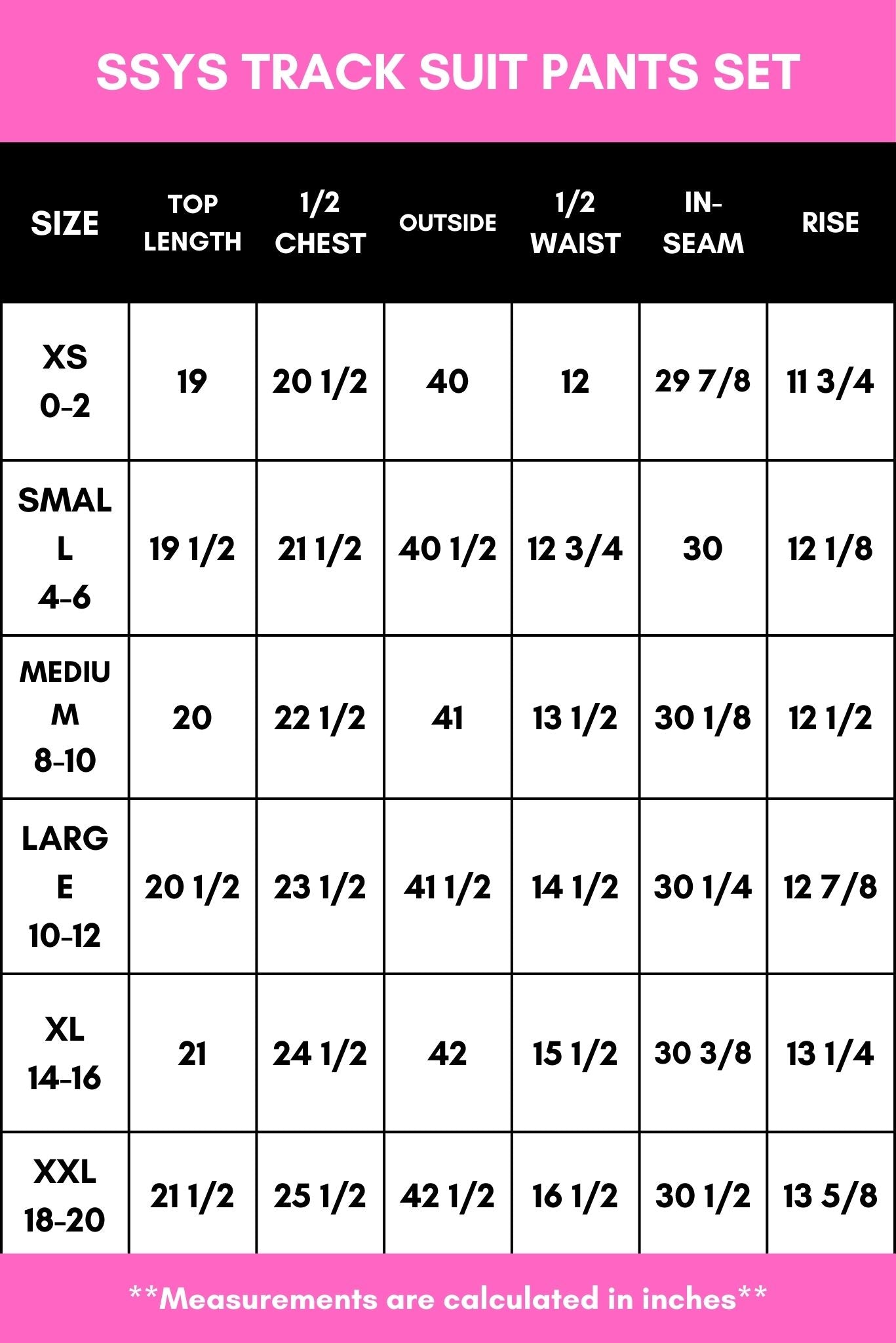 *ETA MAY* SSYS Black Track Suit Pants Set