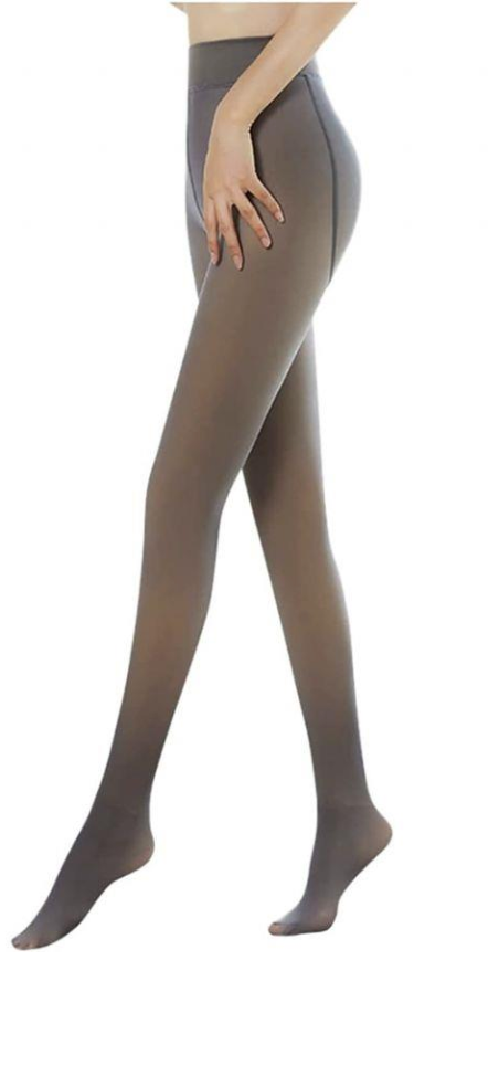 Black Fleece Lined Tights