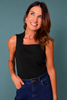 SSYS Star Top In Black