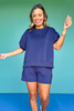 SSYS Scuba Inset Shorts In Navy