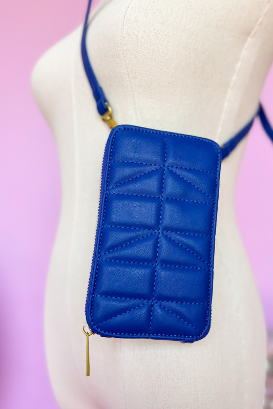 Blue Phone Crossbody Bag, accessories, crossbody bag, Shop Style Your Senses By Mallory Fitzsimmons