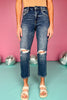 Lovervet By Vervet Vintage High Rise Stretch Cropped Straight Jeans, jeans, distressed jeans, high rise jeans, cropped jeans, straight jeans, high rise cropped straight jeans, must have jeans, elevated jeans, elevated style, summer jeans, summer style, Shop Style Your Senses by Mallory Fitzsimmons, SSYS by Mallory Fitzsimmons