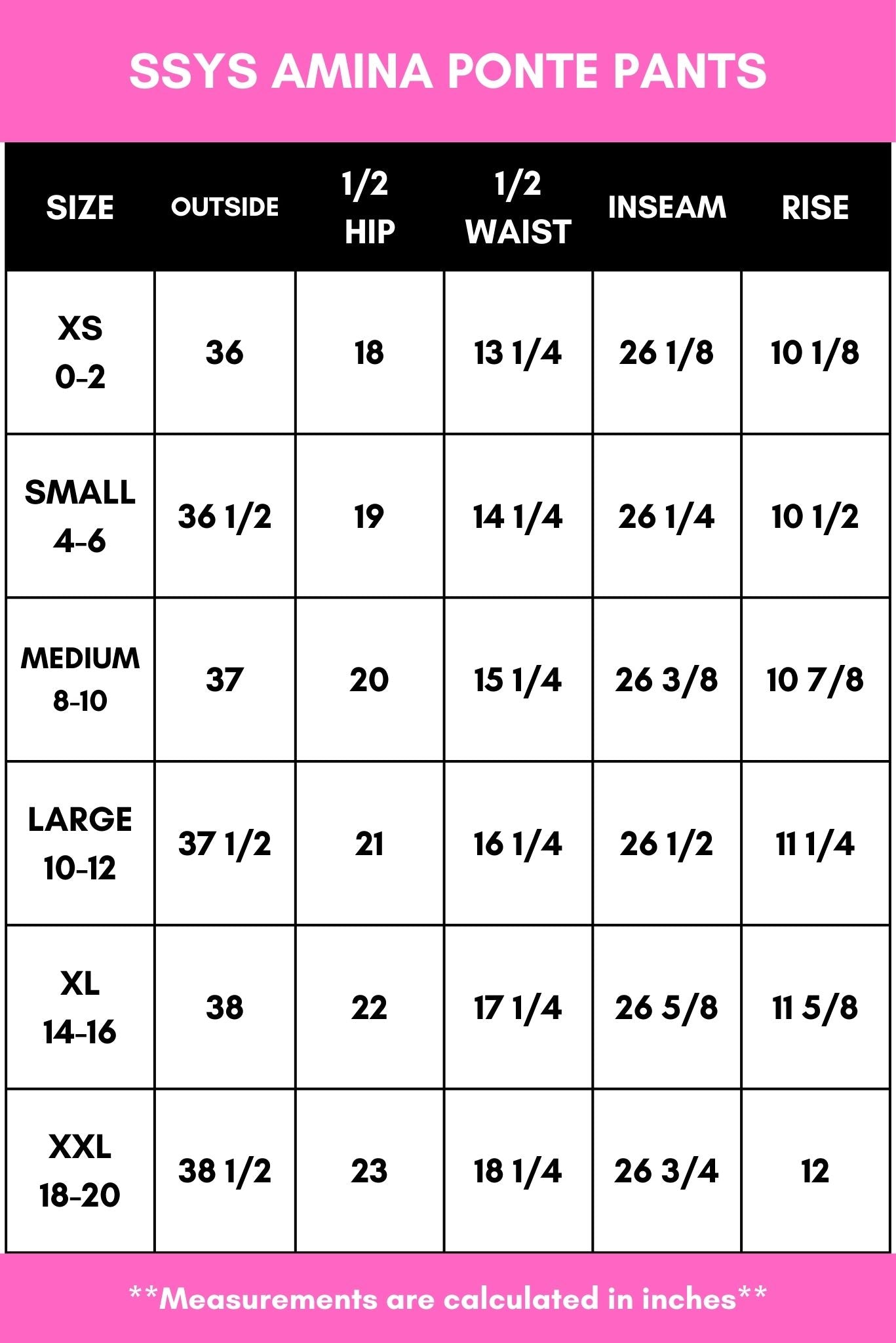 SSYS Amina Ponte Pants In Black