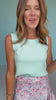 SSYS Scuba Drop Waist Pleated Skort In Full Bloom
