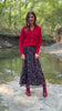 SSYS Ember Mesh Tulle Midi Skirt In Animal