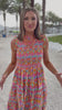 SSYS Rosie Smocked Bodice Ruffle Dress In Bright Bloomscape