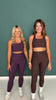 SSYS Ribbed Leggings In Brown