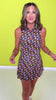 SSYS Daisy Burst Sleeveless Polo and Pleated Skort Pickleball Set