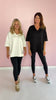 SSYS Black V Neck Air Tent Top *FINAL SALE*