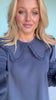 SSYS Pippa Long Sleeve Dress In Navy