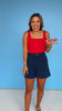 SSYS Jules Trouser Shorts In Navy