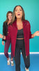SSYS Exaggerated Collar Crochet Knit Zip Up Sweater In Maroon