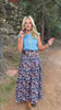 SSYS Lilah Drop Waist Maxi Skirt In Twilight Floral