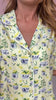 SSYS Connie Printed Short Sleeve Pajama Shorts Set In Limoncello Tiles
