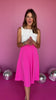 Pink Colorblock Sleeveless A Line Midi Dress *FINAL SALE*