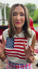 *ETA JUNE* SSYS Ivory American Flag Sleeveless Sweater