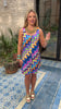 SSYS Lulu Afterglow Wavy Shift Dress
