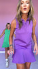 SSYS Sleeveless Margaret Drop Waist Collared Scuba Dress In Black