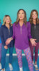 SSYS Honeycomb 1/2 Zip Long Sleeve Active Top In Navy