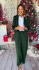 SSYS The Mackenzie Air Blazer In Hunter Green With Tartan Lining *FINAL SALE*