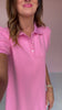 SSYS Ada Short Sleeve Polo Pique Dress In Cornflower