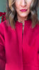 SSYS Signature Split Cropped Sweatshirt In Red