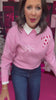 SSYS Candy Cane Sweater In Pink