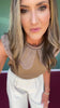 SSYS Sleeveless Solid Pippa Top In Taupe