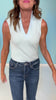 SSYS Elle High Neck Top In Red *FINAL SALE*