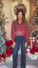 Add a festive twist to your wardrobe with our Serena Plaid Long Sleeve Top, the ultimate holiday staple! Featuring a vibrant red tartan plaid print, charming ruffle collar, and button-up front, this top is perfect for layering or wearing solo. The soft, lightweight fabric and relaxed fit make it effortlessly chic and cozy for everything from holiday parties to casual Christmas mornings.