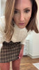 SSYS Jules Tweed Vest In Brown