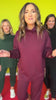 SSYS Gigi Air Mock Neck Pullover In Maroon *FINAL SALE*