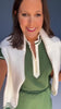 SSYS Scuba Contrast Puff Sleeve Active Skort Set In Hunter