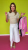 Orchid Round Neck Puff Short Sleeve Sweater *FINAL SALE*