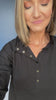 SSYS Soleil Long Sleeve Ponte Top In Baby Blue