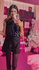 SSYS Berry Sequin Top In Black