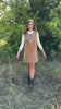 SSYS Marlene Button Down Suede Dress In Black
