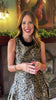 SSYS Anya Brocade Sleeveless Top In Gold Spotted Animal