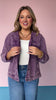 Violet Washed Denim Jacket *FINAL SALE*