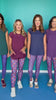 SSYS Short Sleeve Mesh Active Top In Purple
