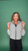 SSYS Edie Bomber Jacket In Black Houndstooth