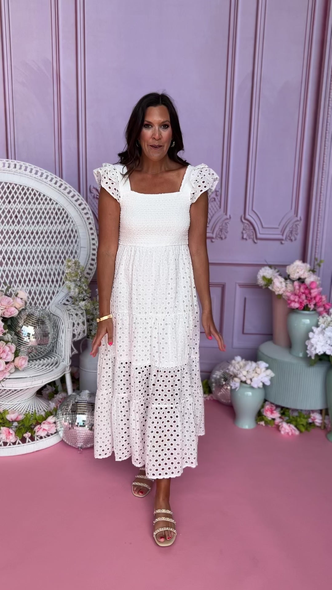square neck cap sleeve dress French Connection Women's Whisper Shift Mini - Summer White Cap Sleeve Floral Square Neck A Line Midi Dress A timeless blend of elegance and femininity Zapaka Women White Short Graduation