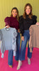 Maroon Mock Neck Puff Sleeve Top *FINAL SALE*