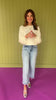 Ivory Pointelle Puff Long Sleeve Sweater *FINAL SALE*