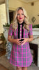 SSYS Esther Pink Tartan Ruffle Dress
