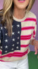 American Flag Crew Neck Sweatshirt