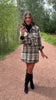 SSYS Rosetta Plaid Tweed Cropped Jacket