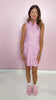 SSYS Augusta Scuba Dress In Pink Garden Vines