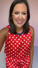SSYS Darla Polka Dot Shorts In Red